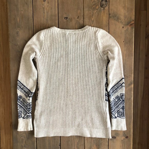 RW&CO Cotton Wool Blend Knit Sweater | Size XS - Picture 11 of 12